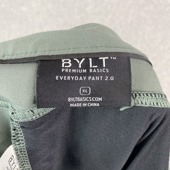 BYLT Mens XL Everyday Pant 2.0 Tapered Fit in Dark Sage - Picture 9 of 10